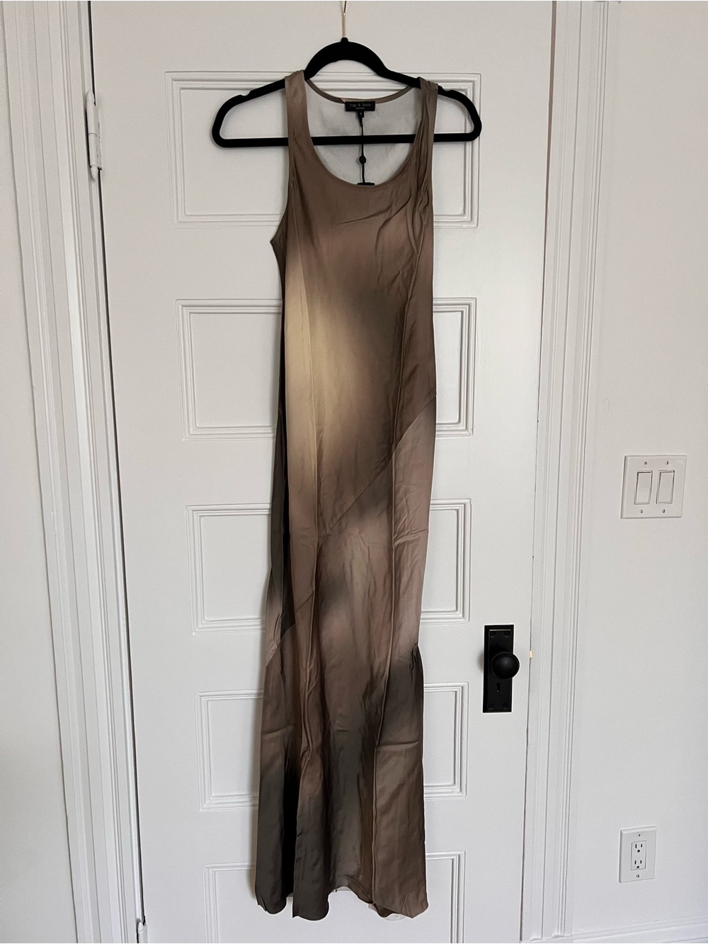 rag & bone Taupe Ombre Sleeveless Maxi Dress